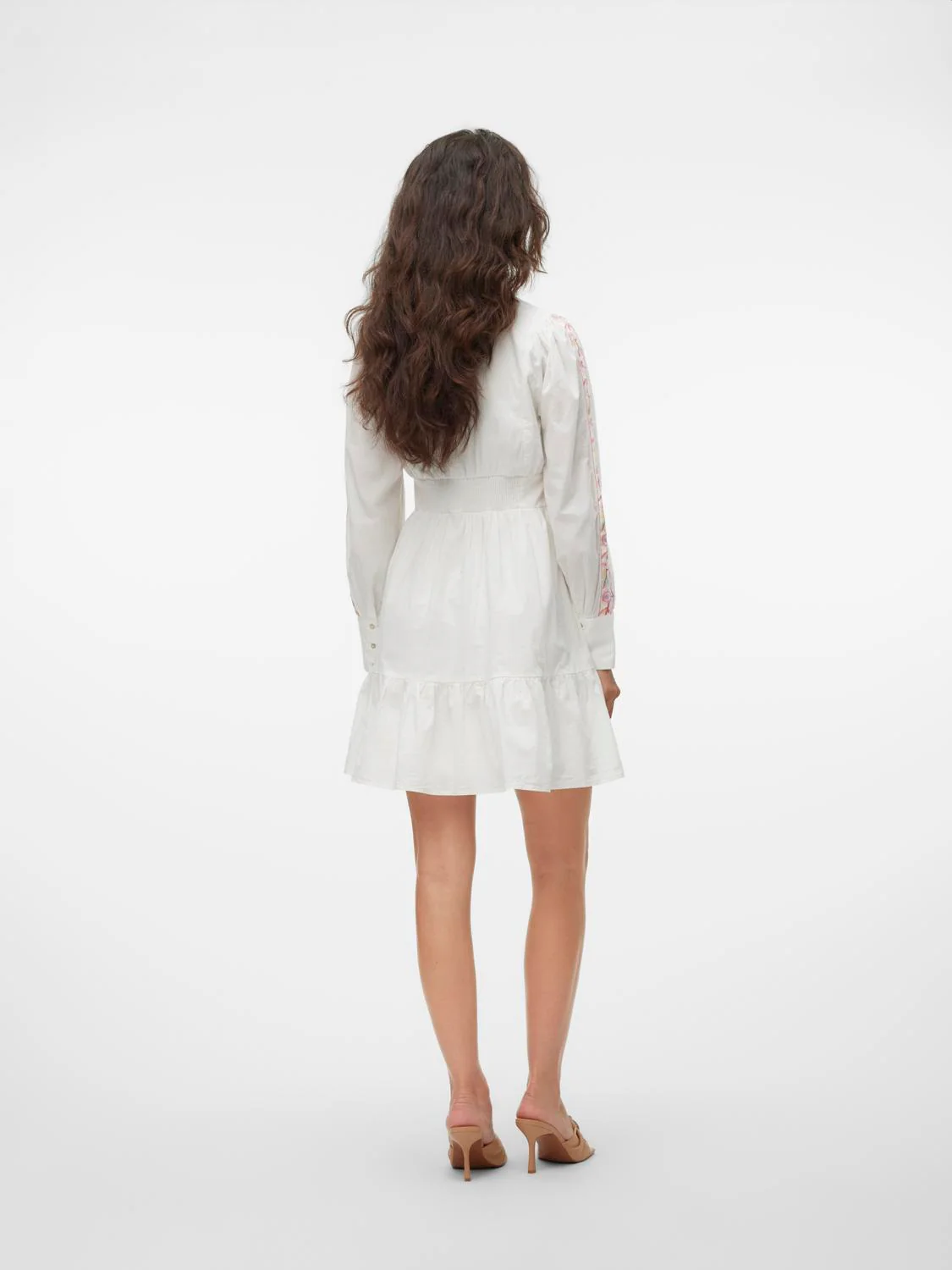 LILIA Boho Folk Embroidered Short Dress - Image 6